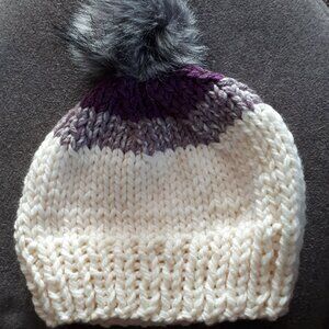 Hand knitted hat